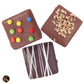 Kremery Creamy Chocolate Cravings - Fathers Day, Chocolate Covered Graham Crackers Cookies Gift Basket, In Sectional Gift Box (9