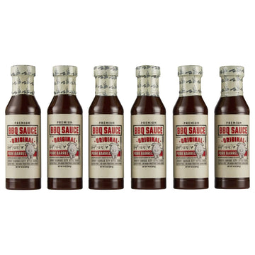 Pork Barrel Original BBQ Competition Sauce, Smoky Kansas City Style, Small Batch, No High Fructose Corn Syrup, Gluten-Free Sauce