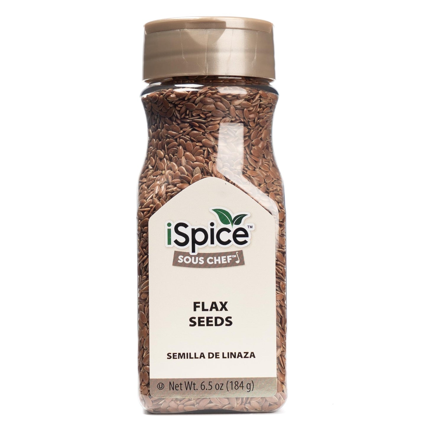 Ispice Flax Seeds Whole Spices And Seasonings For Cooking, 6.5 Ounce Fine Flaxseeds Seasoning, Flax Seeds Whole Flaxseed Brown (