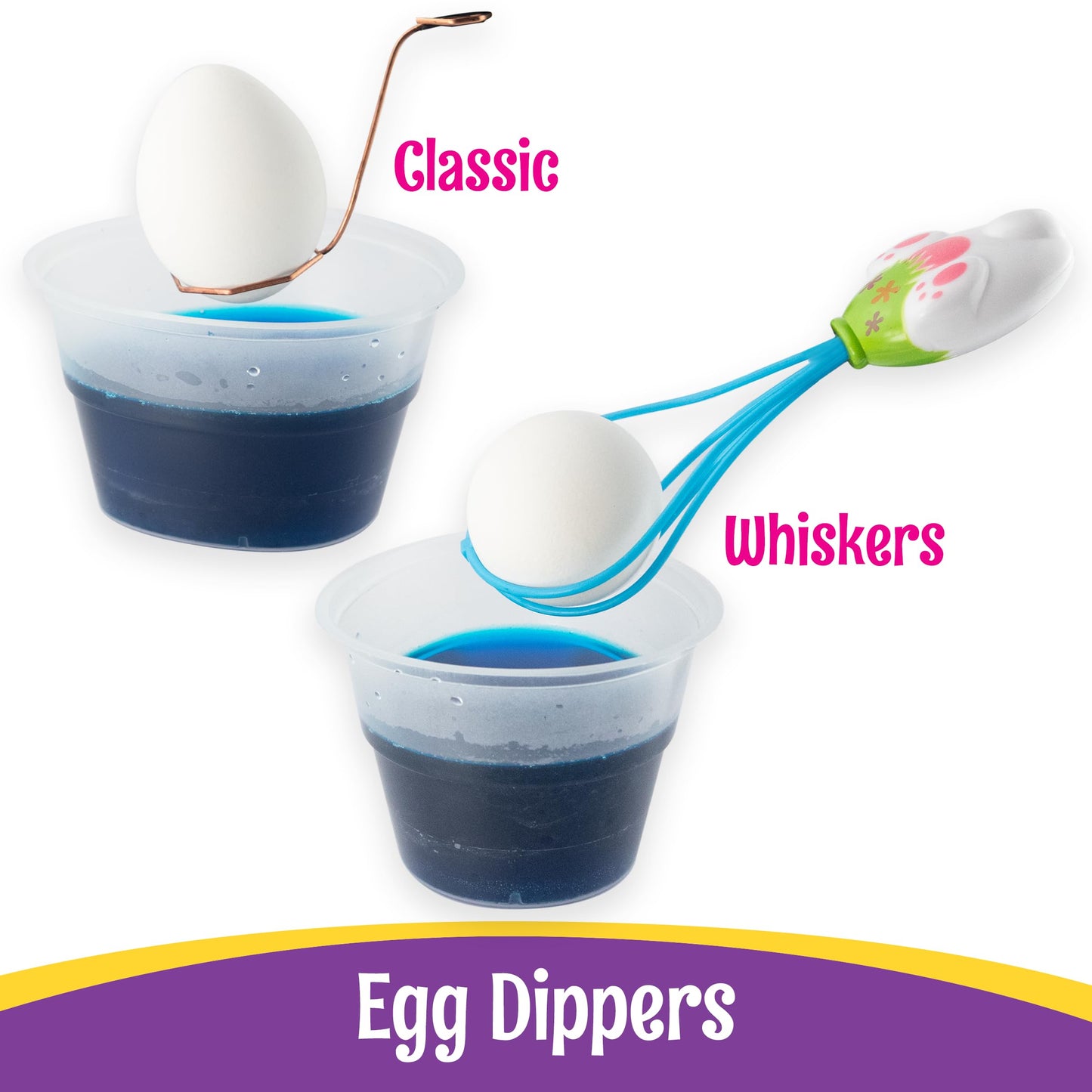 Paas Easter Egg Decorating Kit, Includes 1 Unicorn Egg Dying Kit, 1 Loveable Llamas Egg Dying Kit, 1 Dino Decorating Kit Whisker