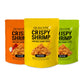 ARAWOOM - Real Crispy Shrimp Cheek Snack - 100% Real Black Tiger Shrimp [2 ounce (Pack of 3)] - Vatriety Pack - Crunchy Treat fo