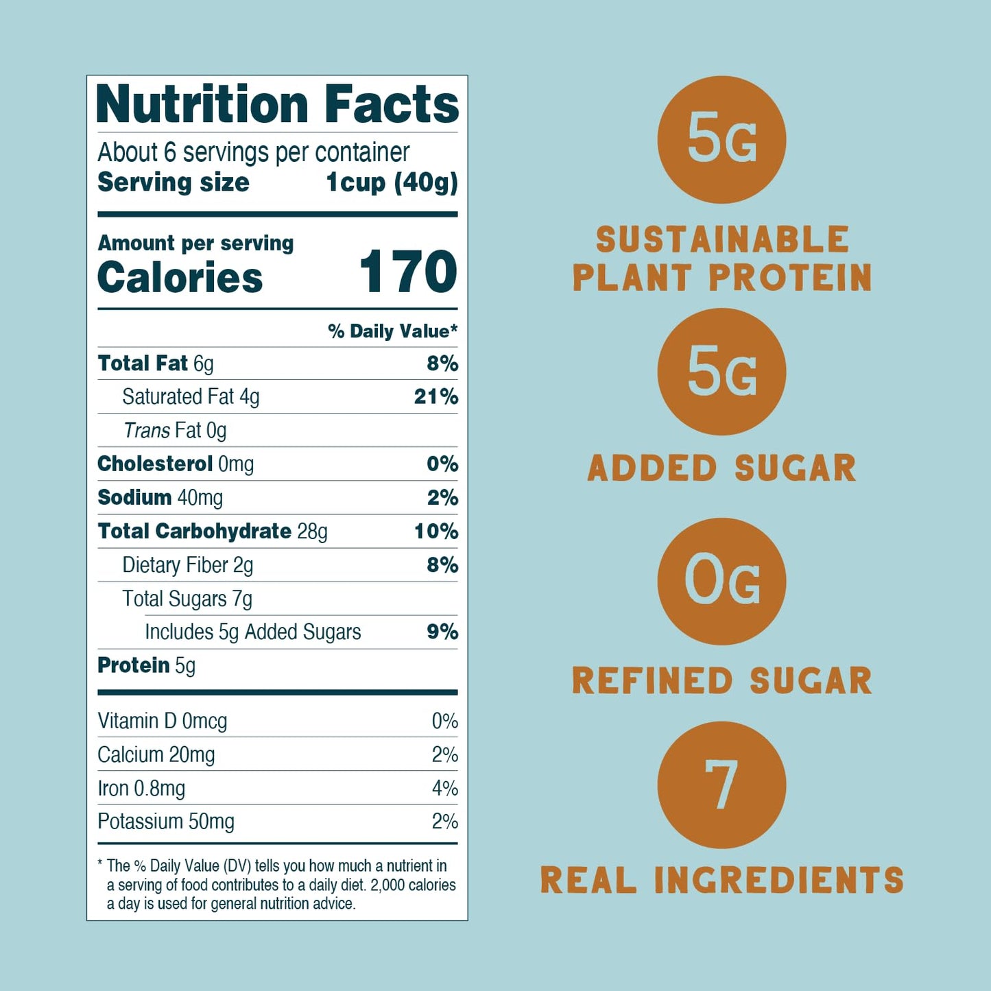 Seven Sundays Sunflower Cereal, Maple Sea Salt, 8 Oz Bag (Pack of 3), Grain & Gluten Free, 5g Upcycled Protein, 0g Refined Sugar