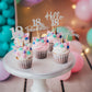 48Pcs 18Th Birthday Cupcake Toppers Hello18 Glitter 18 And Fabulous Eighteen Cake Topper 18 Years Old Cupcake Picks For Boy Girl