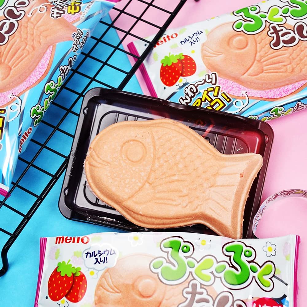 Taiyaki, Fruit Strawberry Flavor, Japanese Sweets Wagashi, Traditional Asian Dessert Snacks, Suitable For Afternoon Tea & Daily