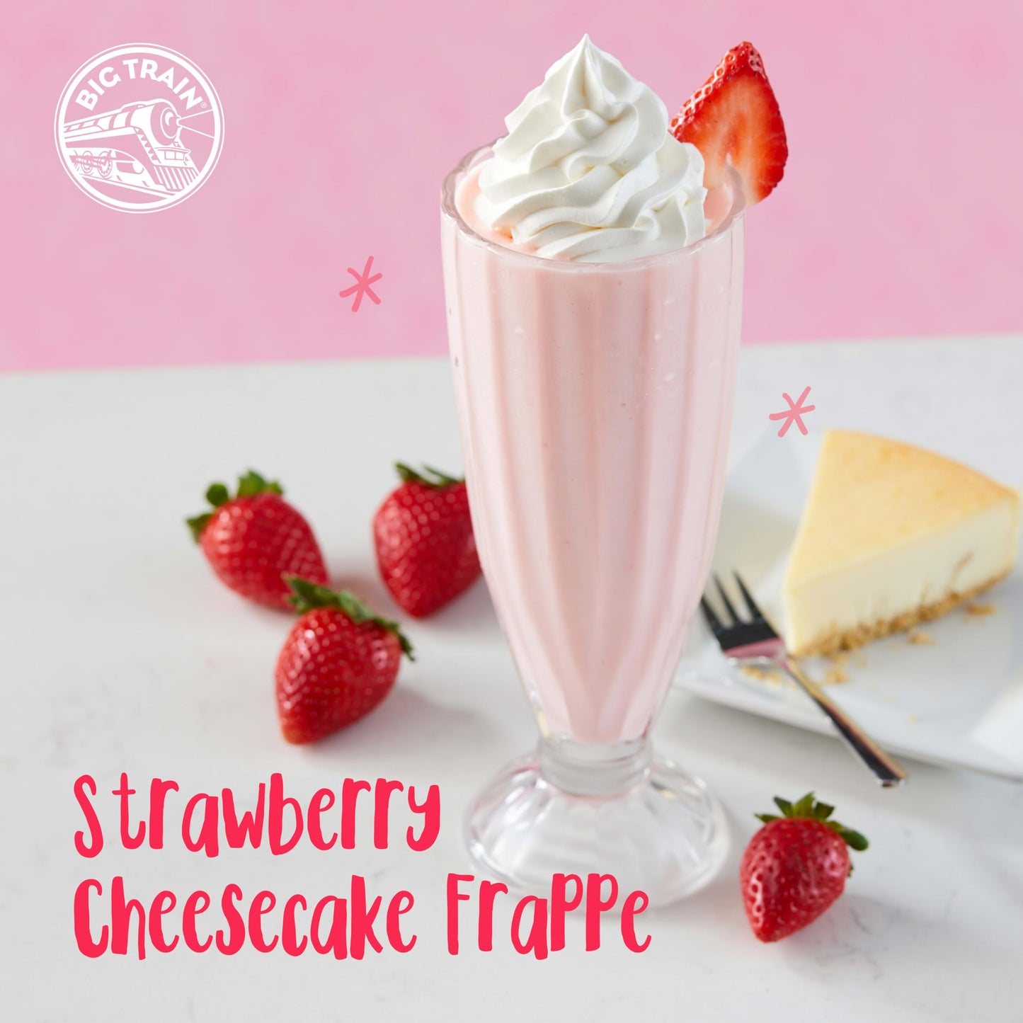 Big Train Strawberry Blended Crme Beverage Mix, 3.5 Pound (Pack of 1)