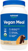 Nutricost Organic Vegan Meal Replacement Shake Powder - Chocolate Peanut Butter, 63 Ounce, USDA Organic, Gluten Free
