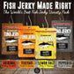 Kaimana Jerky Ahi Tuna Fish Jerky - All Natural, Wild Caught, 4 Pack Variety, 2.75 Ounce