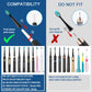 5 Pack Electric Toothbrush Replacement Heads Compatible With Fairywill,Toothbrush Heads Compatible With Fw-507/508/551/515/917/9