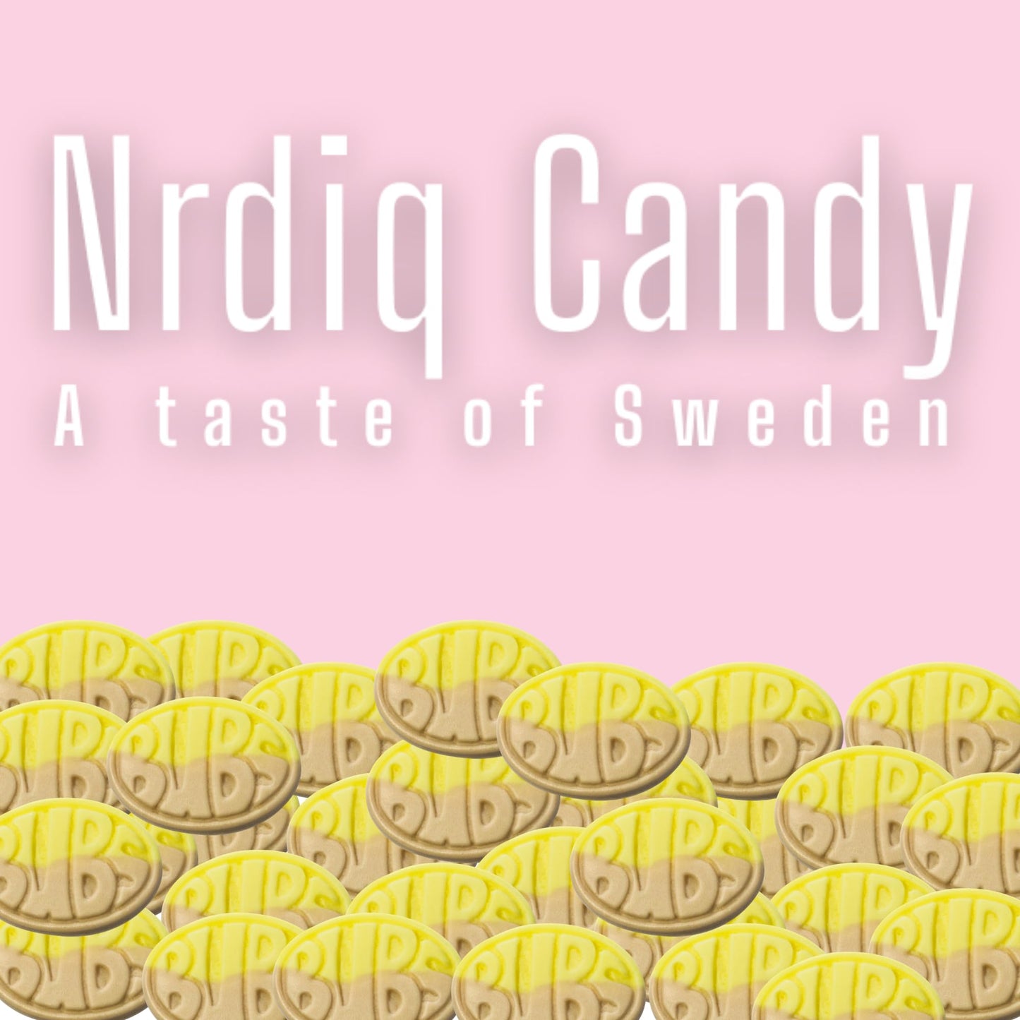 Bubs Banana Sweet Ovals. 1 POUND of Banana Toffee Caramel Soft & Chewy Swedish Candy  Marshmallow Gummy Hybrid. Vegan  Gluten and Gelatin Free Foam Godis. Packed and Imported From Sweden by Nrdiq Candy.