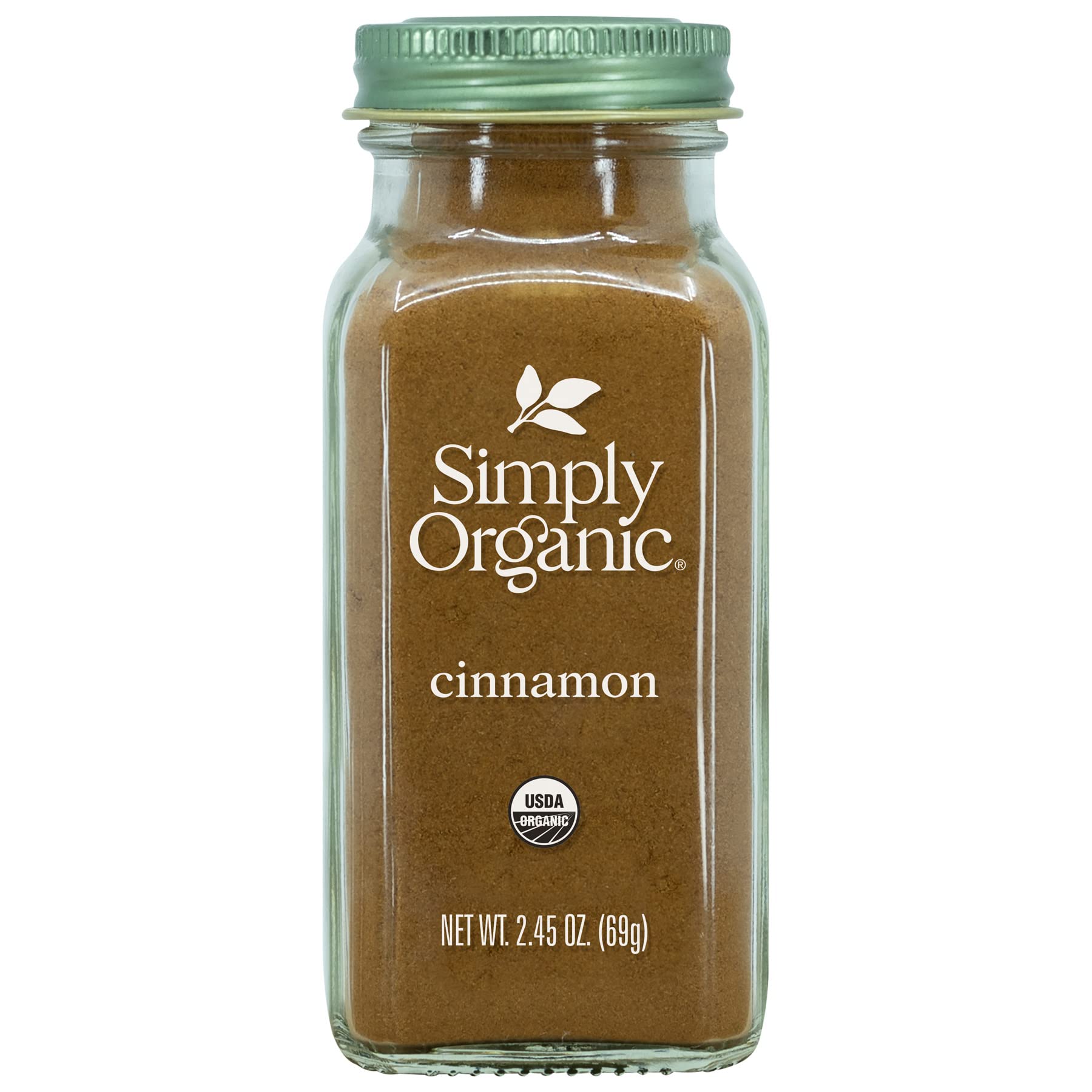 Simply Organic Cinnamon Ground, 2.45-Ounce Container (Pack Of 2)