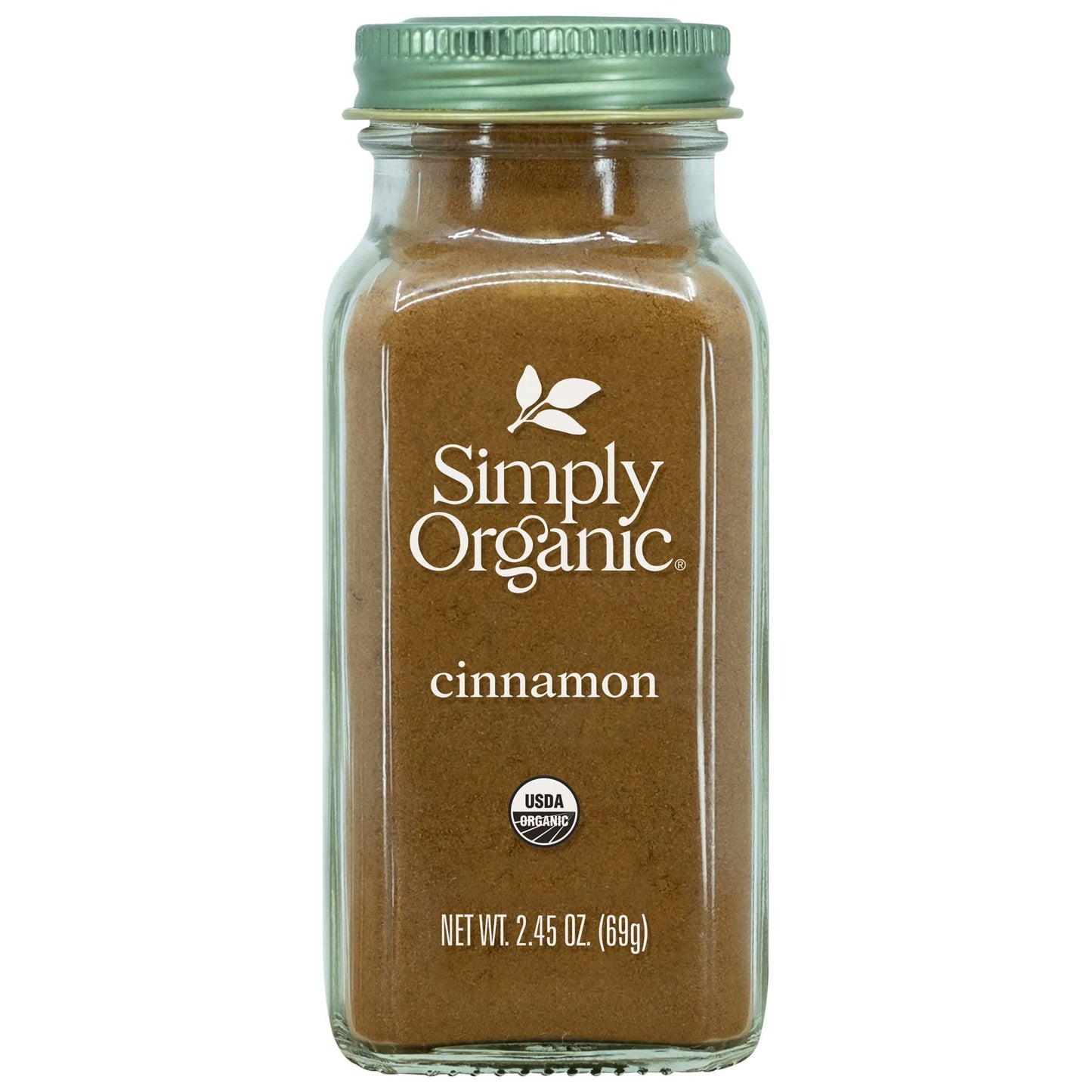 Simply Organic Ground Cinnamon, Certified Organic | 2.45 oz | Pack of 6 | Cinnamomum loureirii Nees