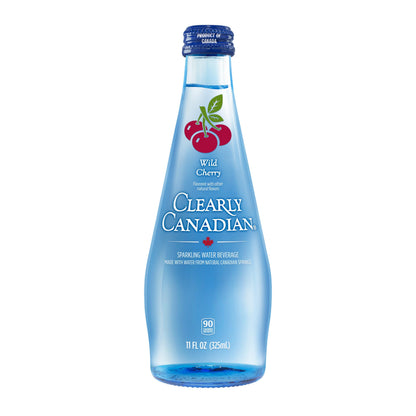 Clearly Canadian Wild Cherry Sparkling Water, 11 Fl Oz