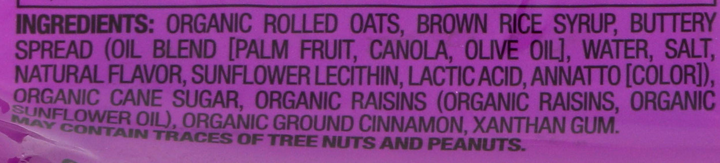 Bobo'S Oat Bars, Cinnamon Raisin, 3 Ounce