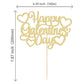 1Pc Happy Valentine'S Day Cake Topper Gold Glitter Valentine'S Day Cake Topper Decorations For Valentine'S Day Theme Wedding Eng