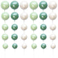 Ephlyn 30Pcs Ball Cake Picks Colorful Ball Shaped Cake Topper Pearl Balls Cupcake Cake Insert Topper For Birthday Party Wedding