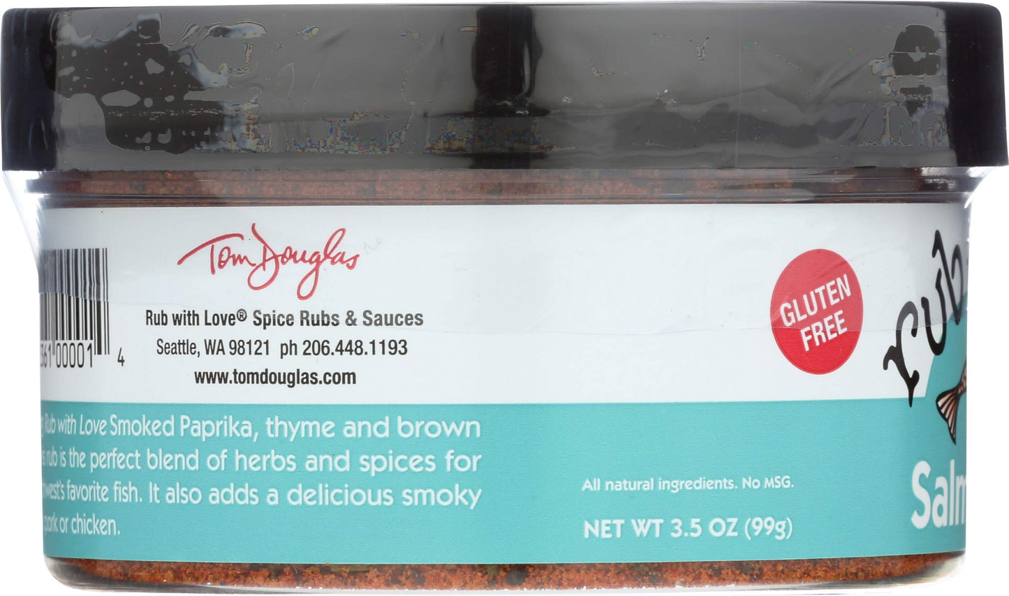 Rub with Love Salmon Rub Seasoning, 3.5 Ounce (Pack of 1), Model 672361000014