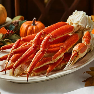 OCEANZEN: Premium Alaskan Largest Size Snow Crab Legs(Approximately 10-12 oz per cluster) (6LBS) - Overnight Shipping Monday to 