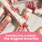 Smarties Candy Bulk Rolls Original Flavor - Gluten & Vegan Free - Classic Sweetness From Family Owned Company Since 1949  Peanut Free & Dairy Free - Perfect Halloween Candy - 3 Pound Bag