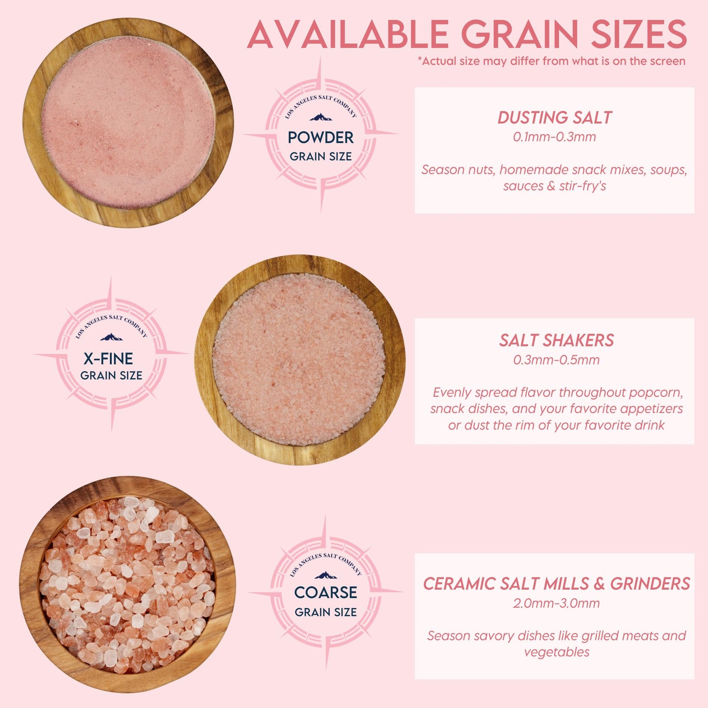 LA SALT CO Kashmir 5 Lbs Pink Himalayan Salt Bulk Jar, X-Fine | 100% Pure, Food Grade with 84 Trace Minerals | Kosher Certified,