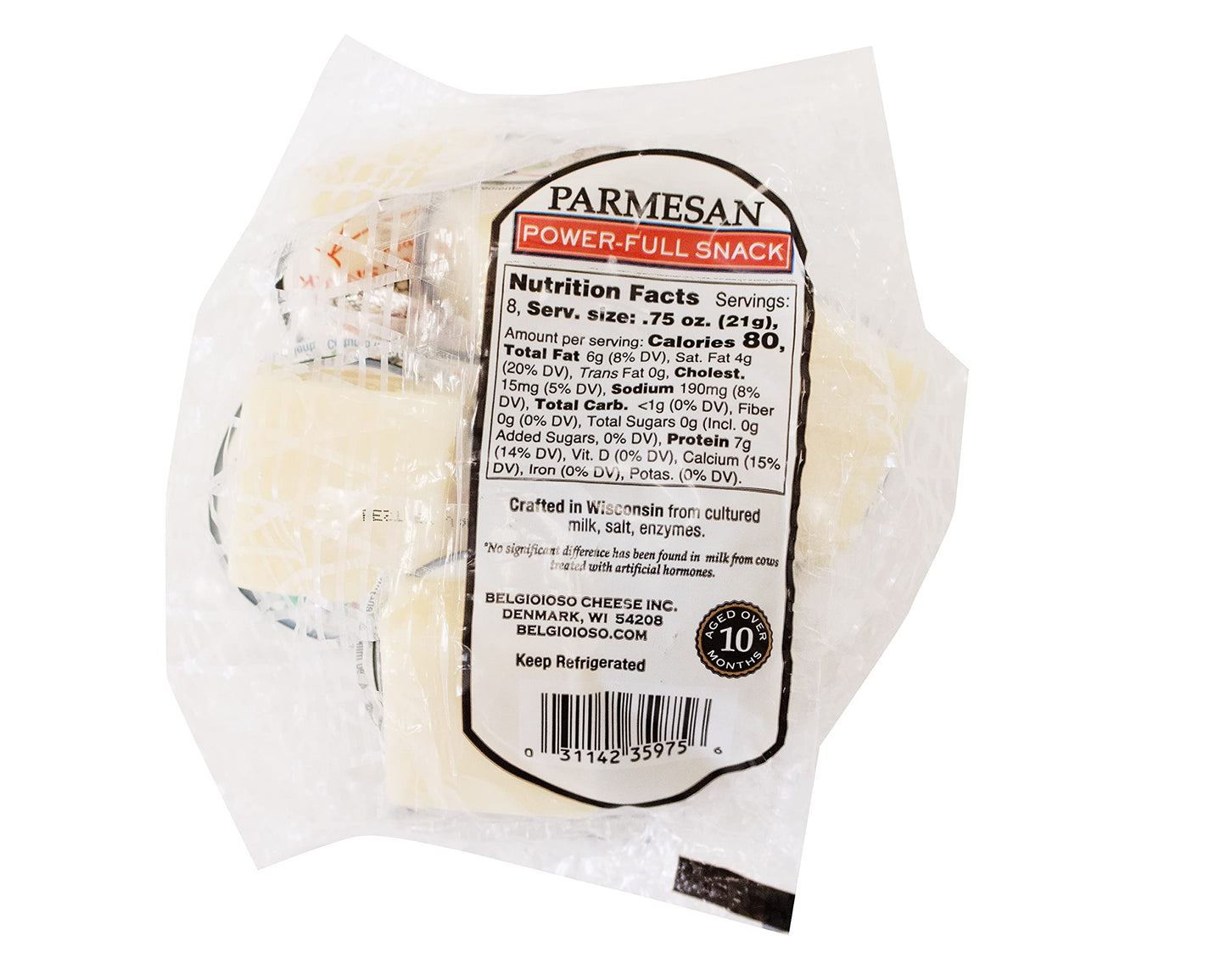 Belgioioso Parmesan Snacking Cheese, 6 Oz