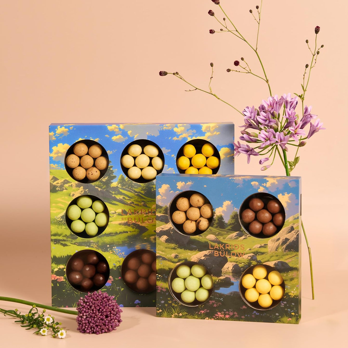 Lakrids By Blow - Spring Selection Box - 6.2 Oz - Chocolate Covered Gourmet Licorice - Limited Edition Designed By Magnus Groth
