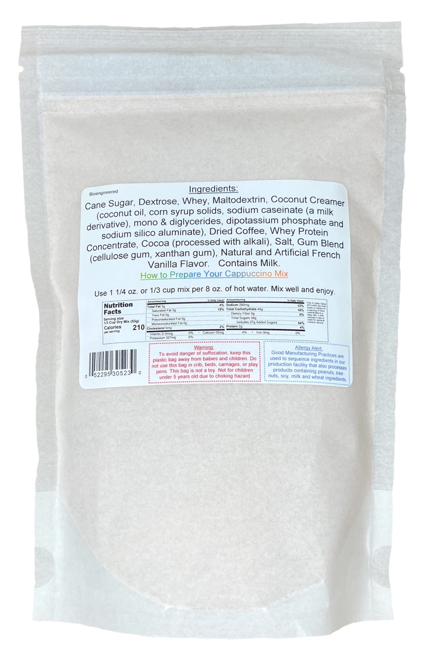 Yankeetraders, French Vanilla Cappuccino Mix, 1 Pound