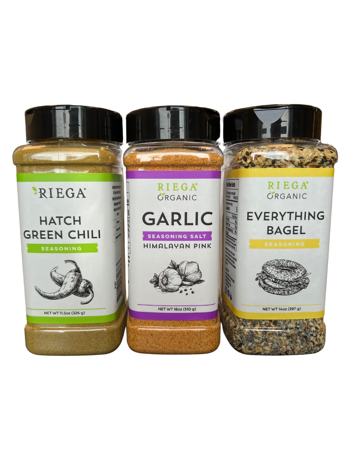 Riega Organic Everything Bagel Seasoning, Everything Bagel Spice Blend 14 Ounce (Pack of 1)