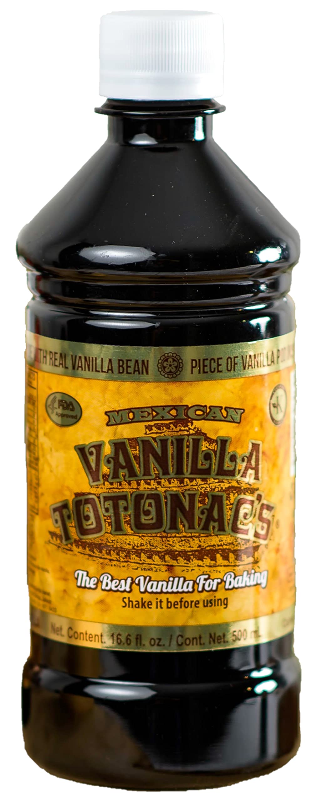 Totonac'S Pure Vanillas (Pure Vanilla (Amber), 16.6 Fl Oz (Pack Of 1))