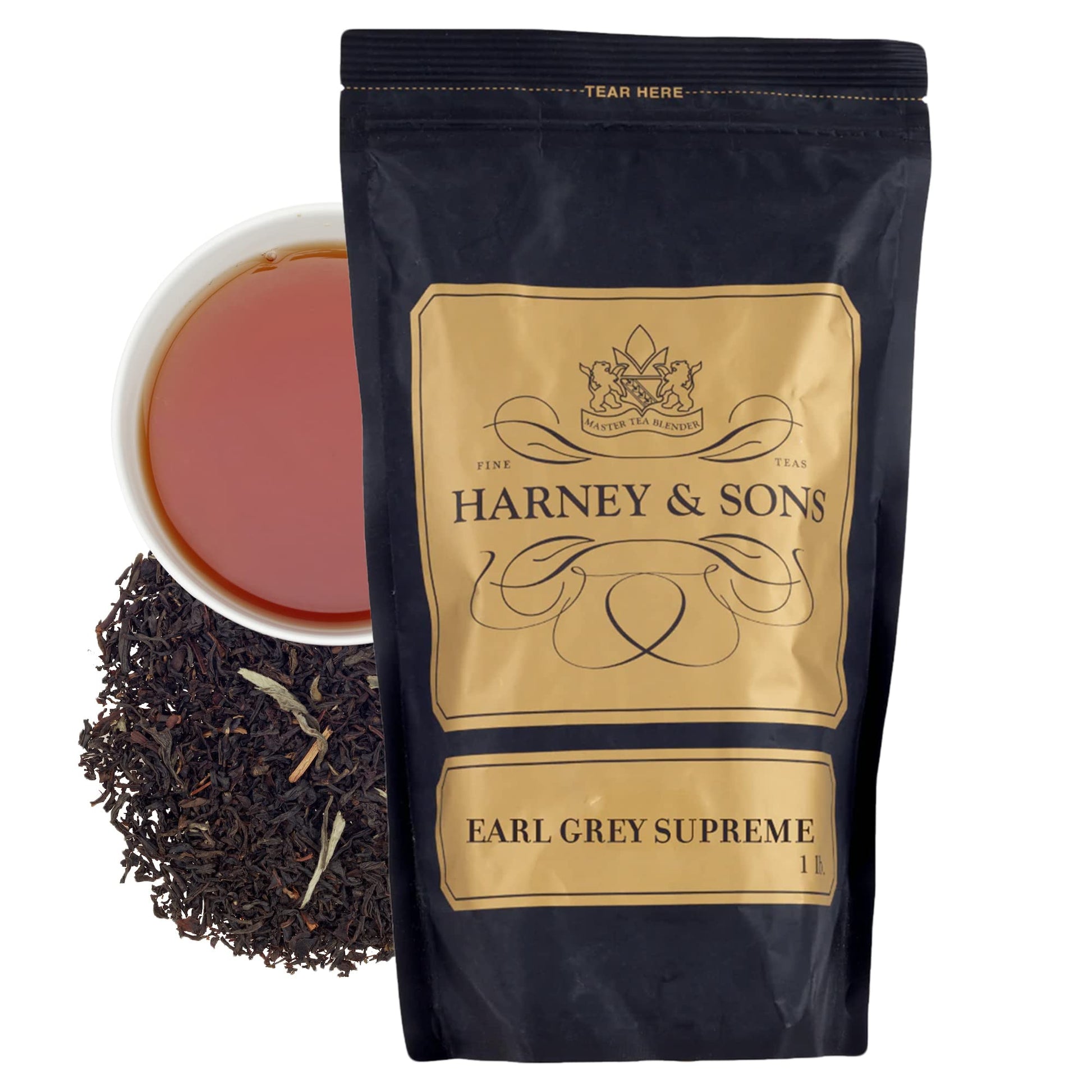 Harney & Sons Earl Grey Supreme Tea, Loose Leaf 16 Ounce (Pack Of 1)