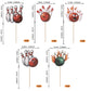 40 Pcs Bowling Cupcake Toppers Double Sided Sports Theme Bowling Cupcake Picks Bowling Party Decorations For Bowling Theme Baby
