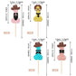 Rssta i Cupcake Toppers 24 Pack Glitter Beard Hat for Bachelor Party, Wedding, Bachelorette, Bridal Shower - Design 4, Paper