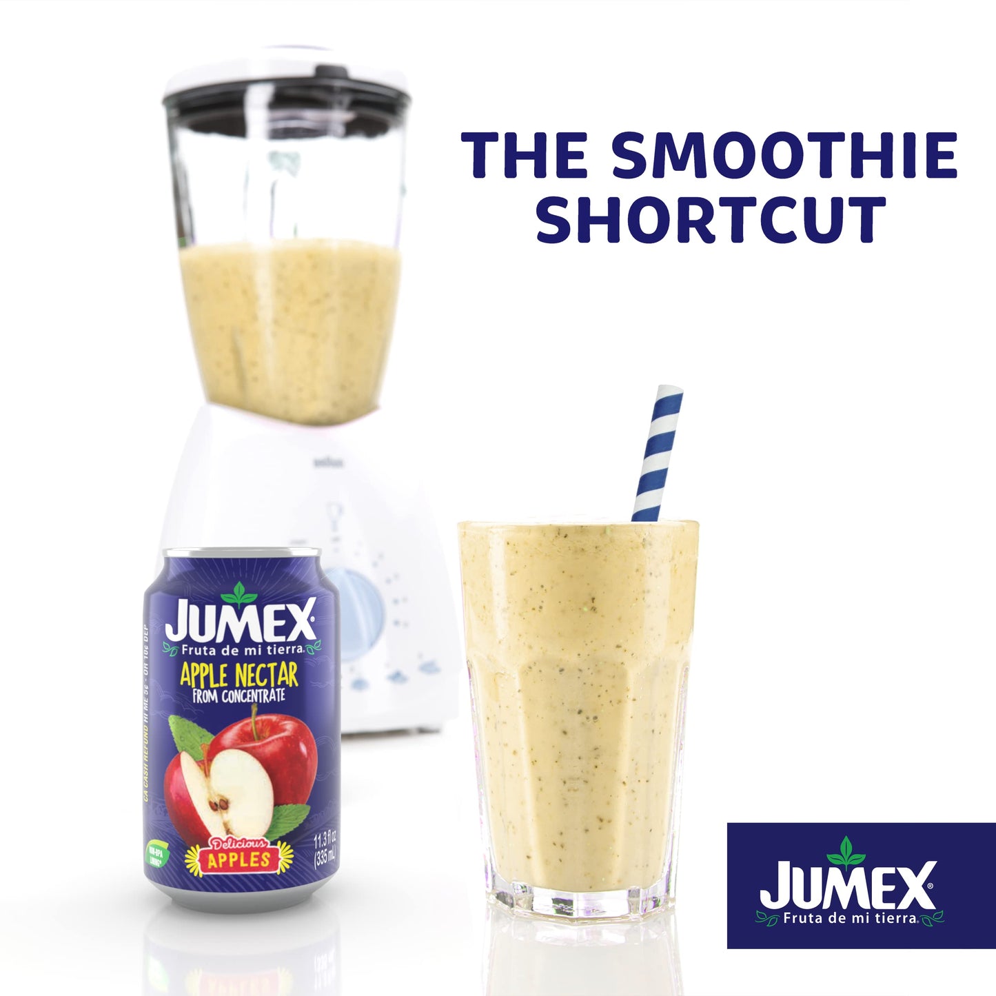 Jumex Apple Nectar | Recyclable Can With Non-Bpa Lining | 11.3 Fl Oz (Pack Of 24)