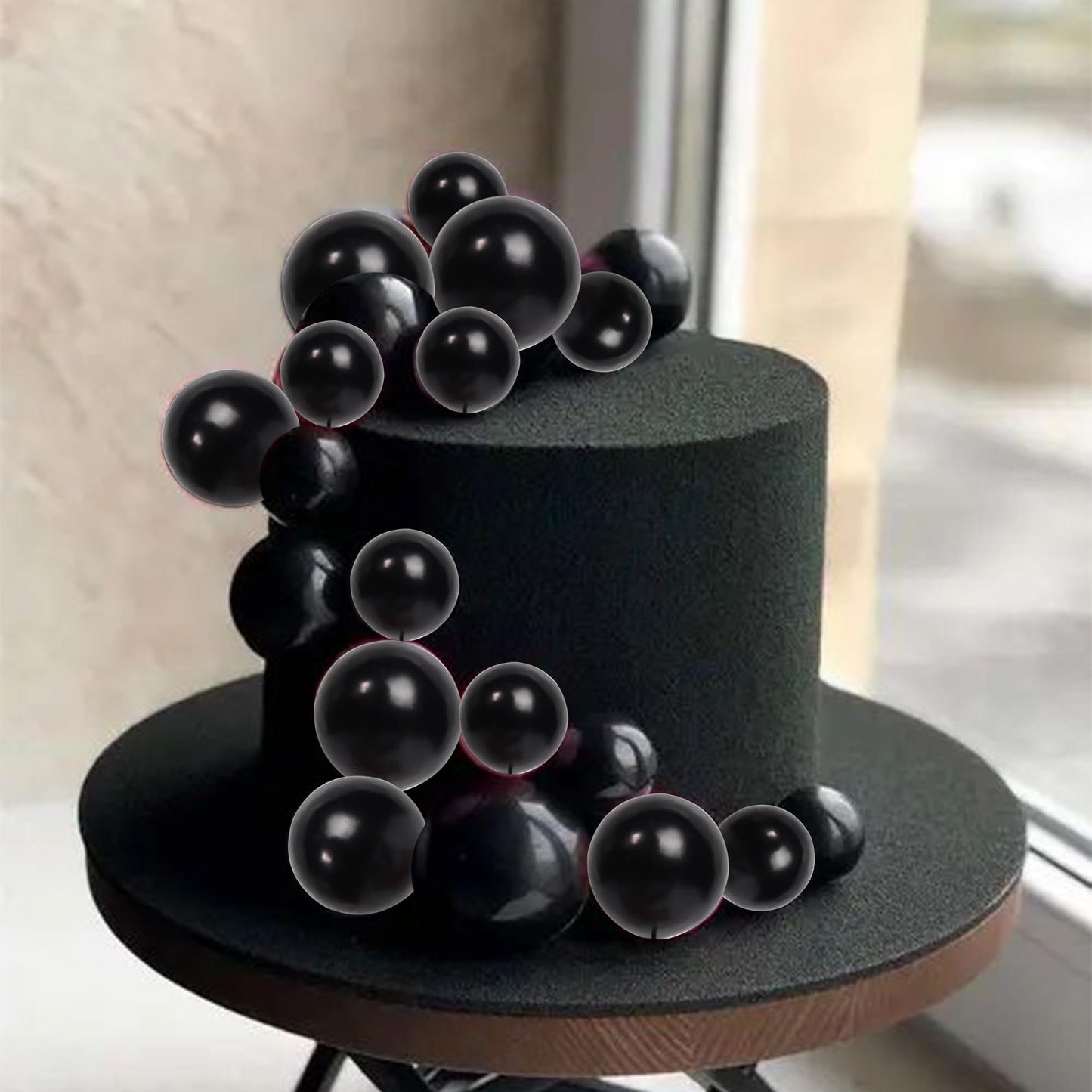 24 Pcs Balls Cake Toppers Ball Cake Picks Foam Ball Shaped Cupcake Toppers Mini Balloons Baby Shower Cake Decorations For Weddin