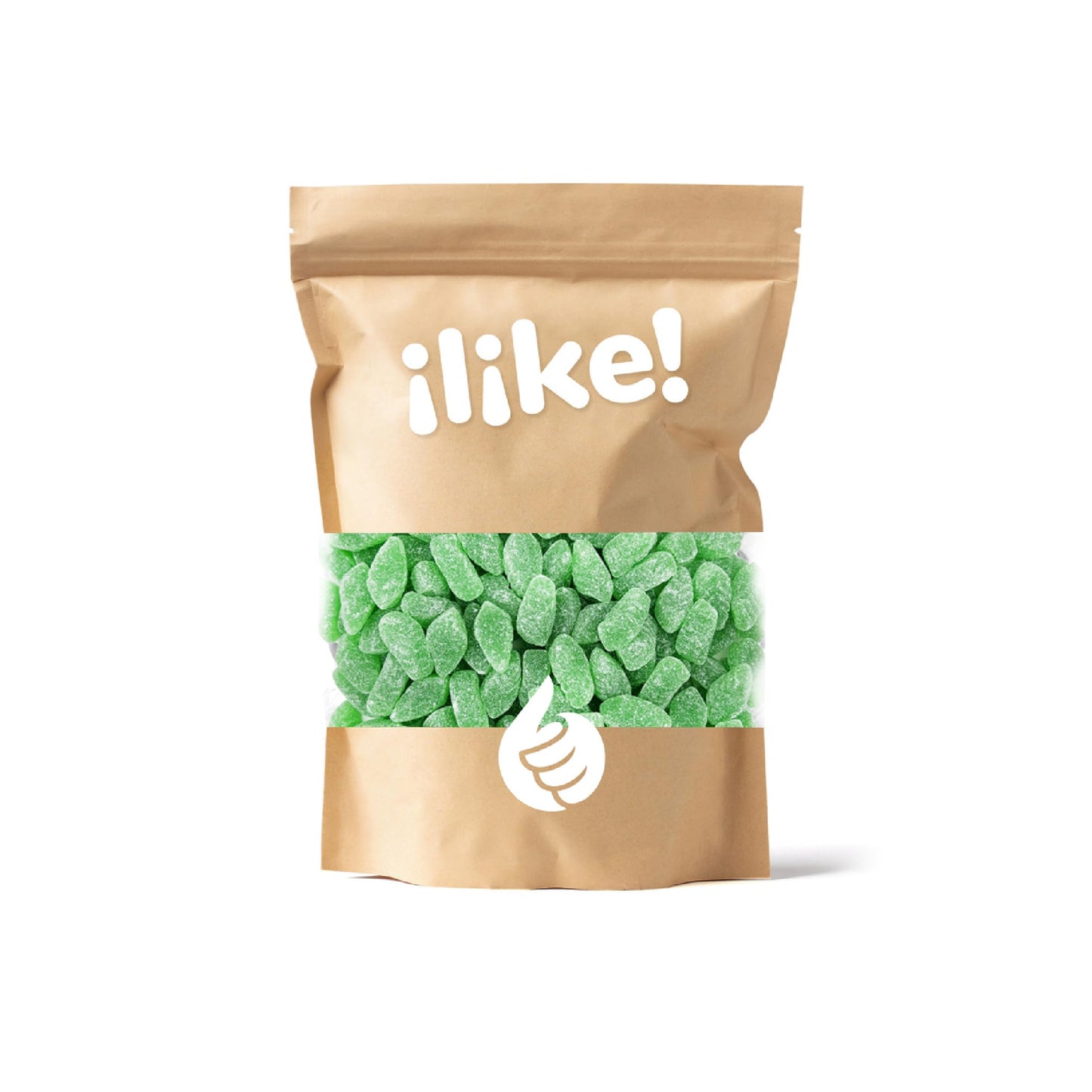Mini Spearmint Leaves Jelly Candy, 2-Pound Bag