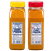 Blue Mountain Country Jamaican Curry Powder & Hot Jamaican Curry Powder Duo Pack - 22 oz Shaker Bottles | Authentic West Indian 