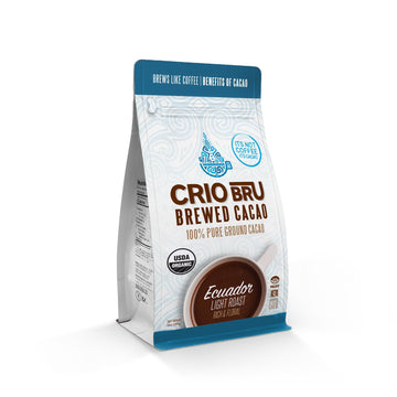 Crio Bru Brewed Cacao Ecuador Light Roast Brew And Enjoy Hot Or Iced (10Oz)