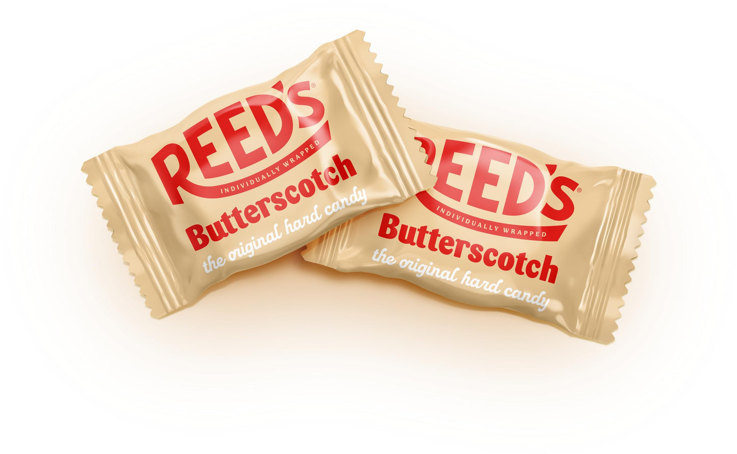 Reeds Butterscotch Hard Candy - Creamy Old-Fashioned Treat, 6.25oz Peg Bag