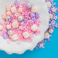 Twisweet Seashell Sprinkles, Edible Pink Sugar Sprinkles, Ocean Theme Cake Topper, 130g/4.58oz, Pink Beach Color