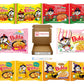 Samyang Buldak Hot Spicy Chicken Ramen Noodle Korean Stir-Fried Ramen (10, 1 Carbonara, 1 Cream Carbonara, 2 Original Spicy, 2 T