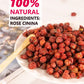 Teelux Rose Hips Tea, Premium Rosehip Herbal Tea, Dried Whole Rose Hips, Fruity Flavor And Aroma, 150G/5.3Oz