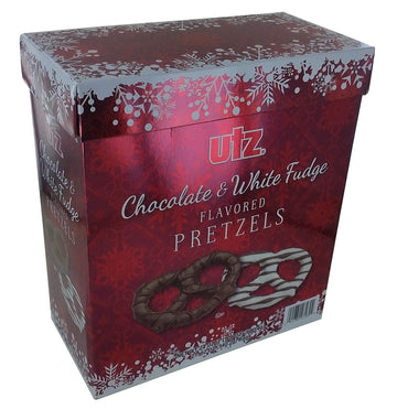 Utz Chocolate & White Fudge Flavored Pretzels 24 Oz ()