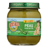 Earths Best Organic From 6 Months Peas Baby Food Plastic Container 4 Oz - 0023923343231