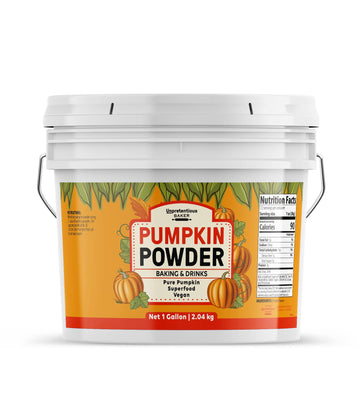 Unpretentious Pumpkin Powder, 1 Gallon, Baking & Food Additive, Superfood, Pure Pumpkin (4.5 Pound)