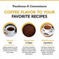 Fanale Premium Coffee Bubble Tea Flavoring Powder | Perfect For Baking, Smoothies, Desserts And Drinks | Instant Flavoring Powde