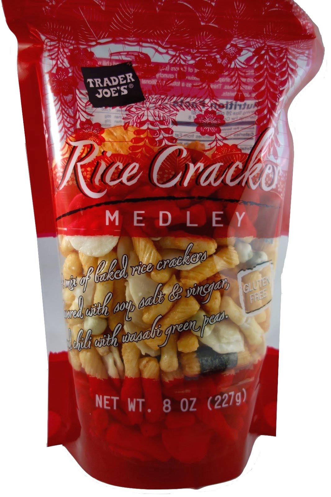 Trader Joe'S Gluten Free Rice Cracker Snack Mix Medley, 8 Oz Bag (Pack Of 2)