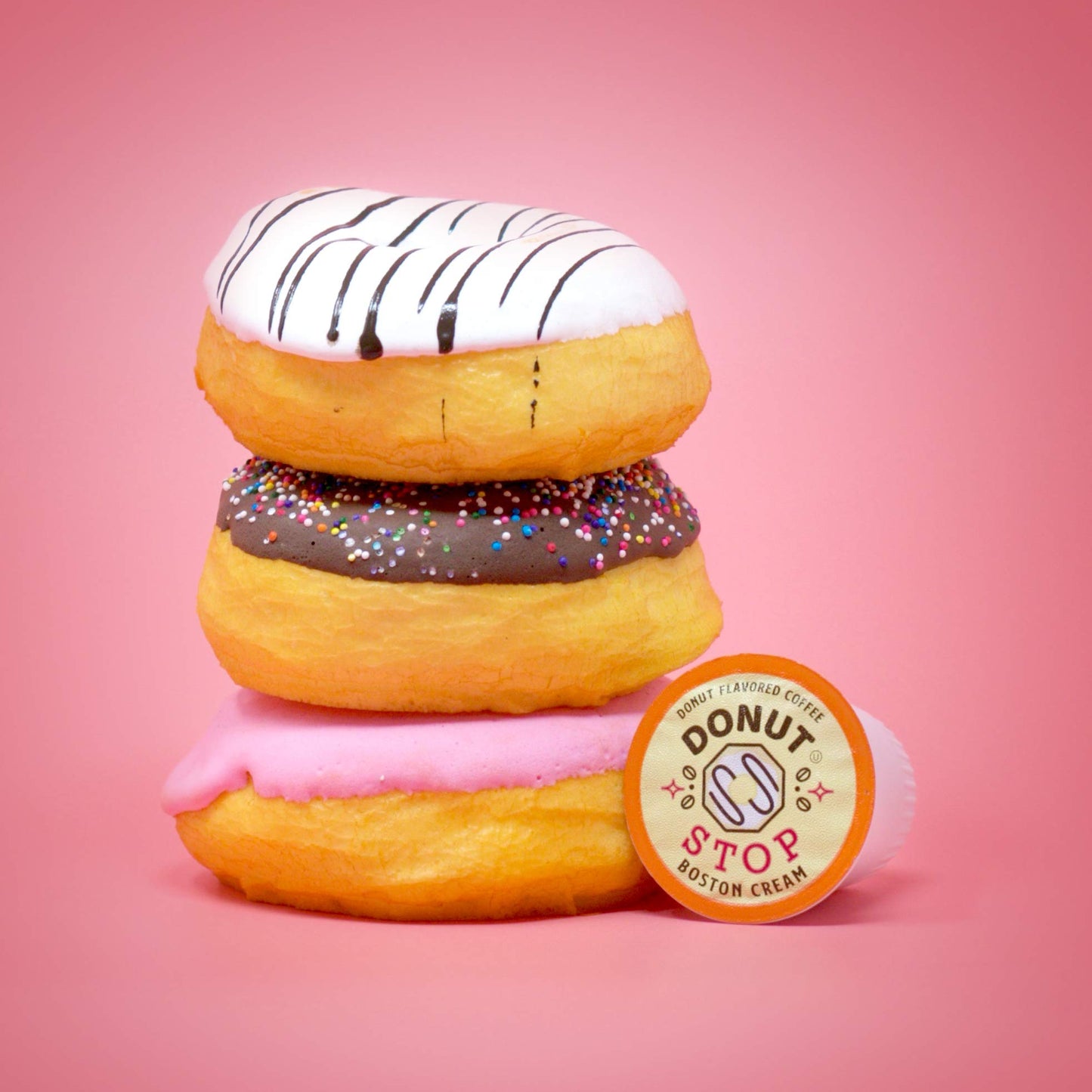 Donut Stop Boston Cream Flavored Pods for 2.0 K Cup malt-inspired, 40 Count