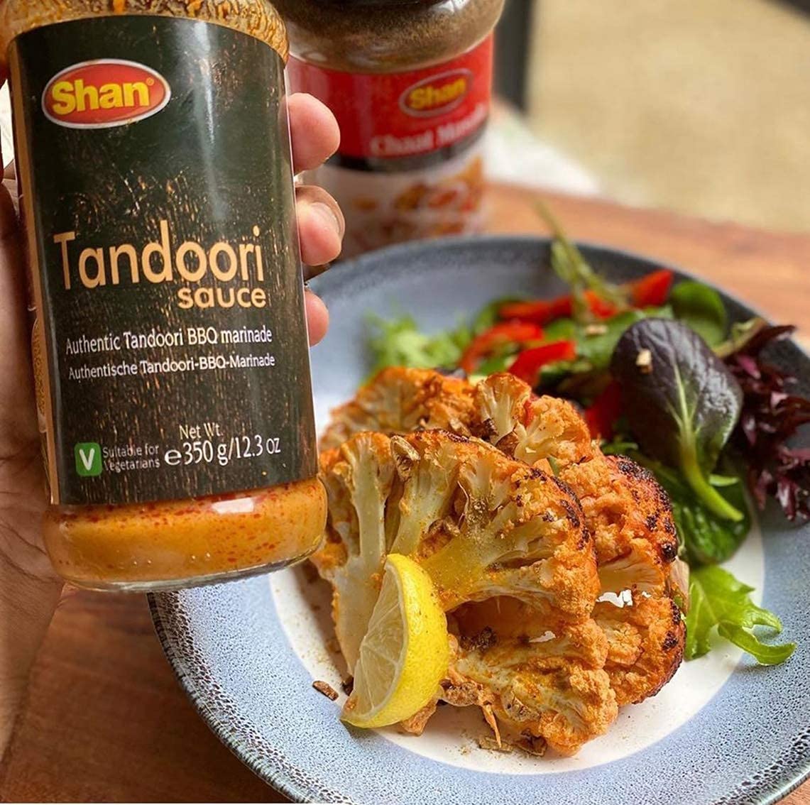 Shan Tandoori Cooking Sauce - Authentic Marinade for Chicken & Grilled Meat - 12.3oz (350g) - No Preservatives