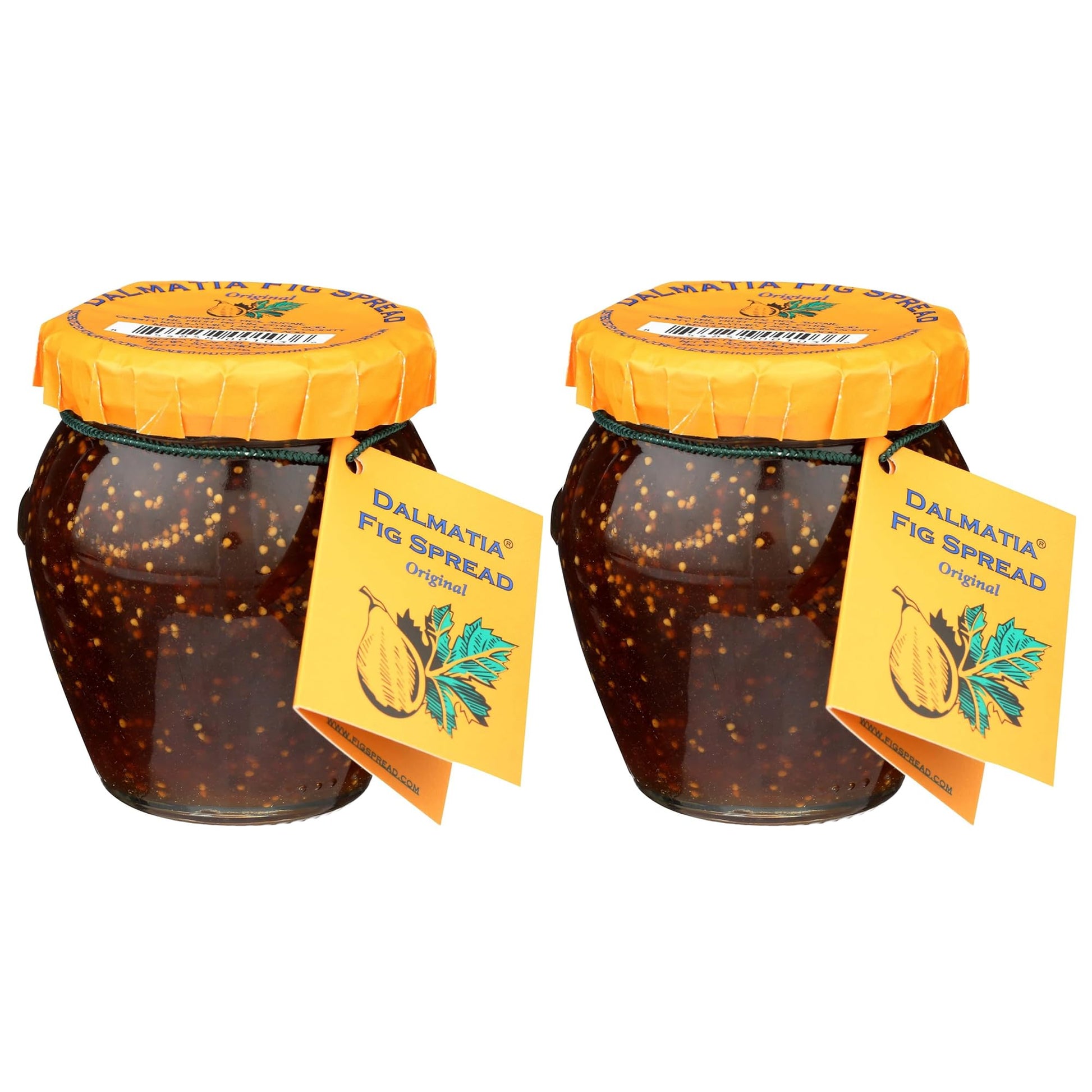 Dalmatia Fig Spread 2 Pack - Premium Fruit Spread, All-Natural Ingredients