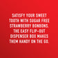 Swiss Imports Sugar Free Bonbons Hard Candy Drops Bocca Box, Strawberry, 200 Individually Wrapped Pieces, 500G/17.6Oz