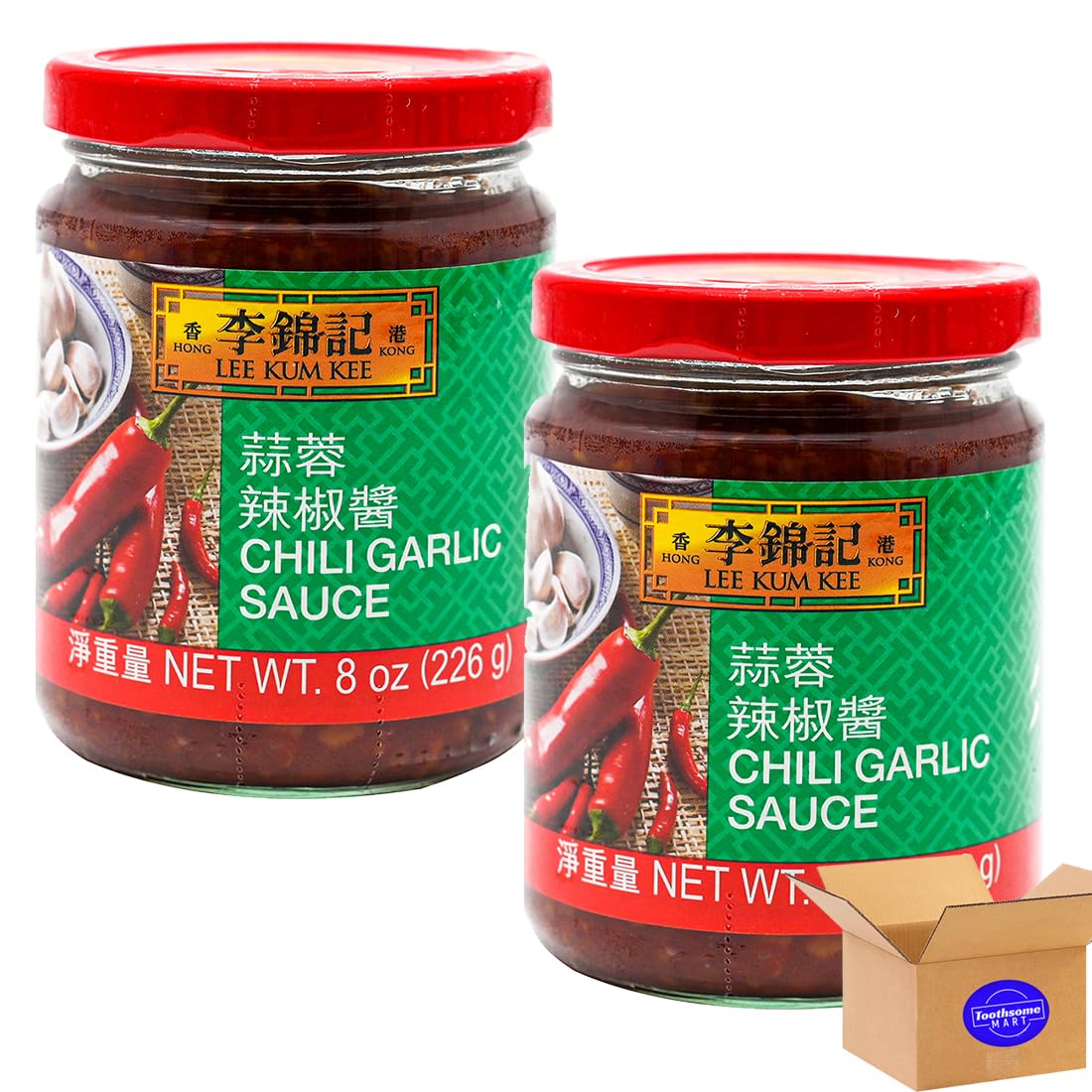 lkk Chili Garlic Sauce 8oz/226g pack of 2